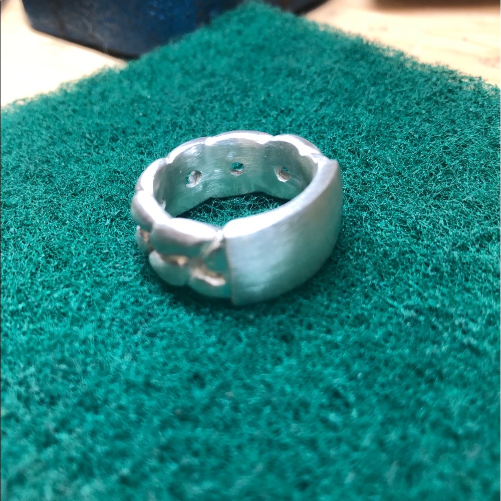 Silver Cuban link solid silver